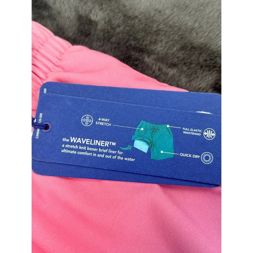 NEW Caribbean Swimwear Mens 3XB Pink Ombre Gradient Swim Trunks‎ 6 Inch Inseam - Picture 7 of 8